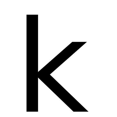 what letter is k